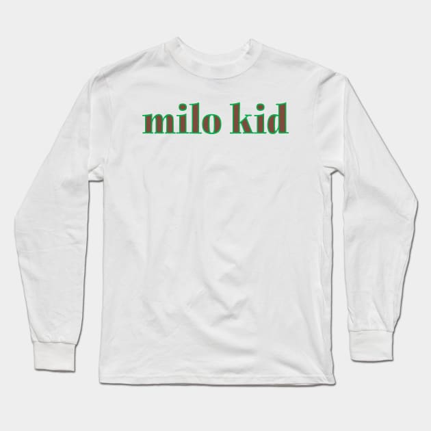 Milo kid Long Sleeve T-Shirt by WHIZZME